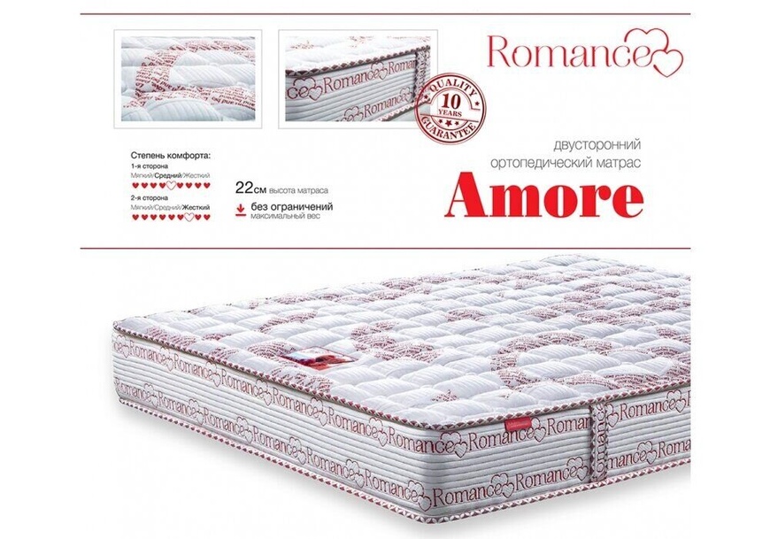 Ортопедичний матрац MatroLuxe Romance Amore / Амор 80х190 см